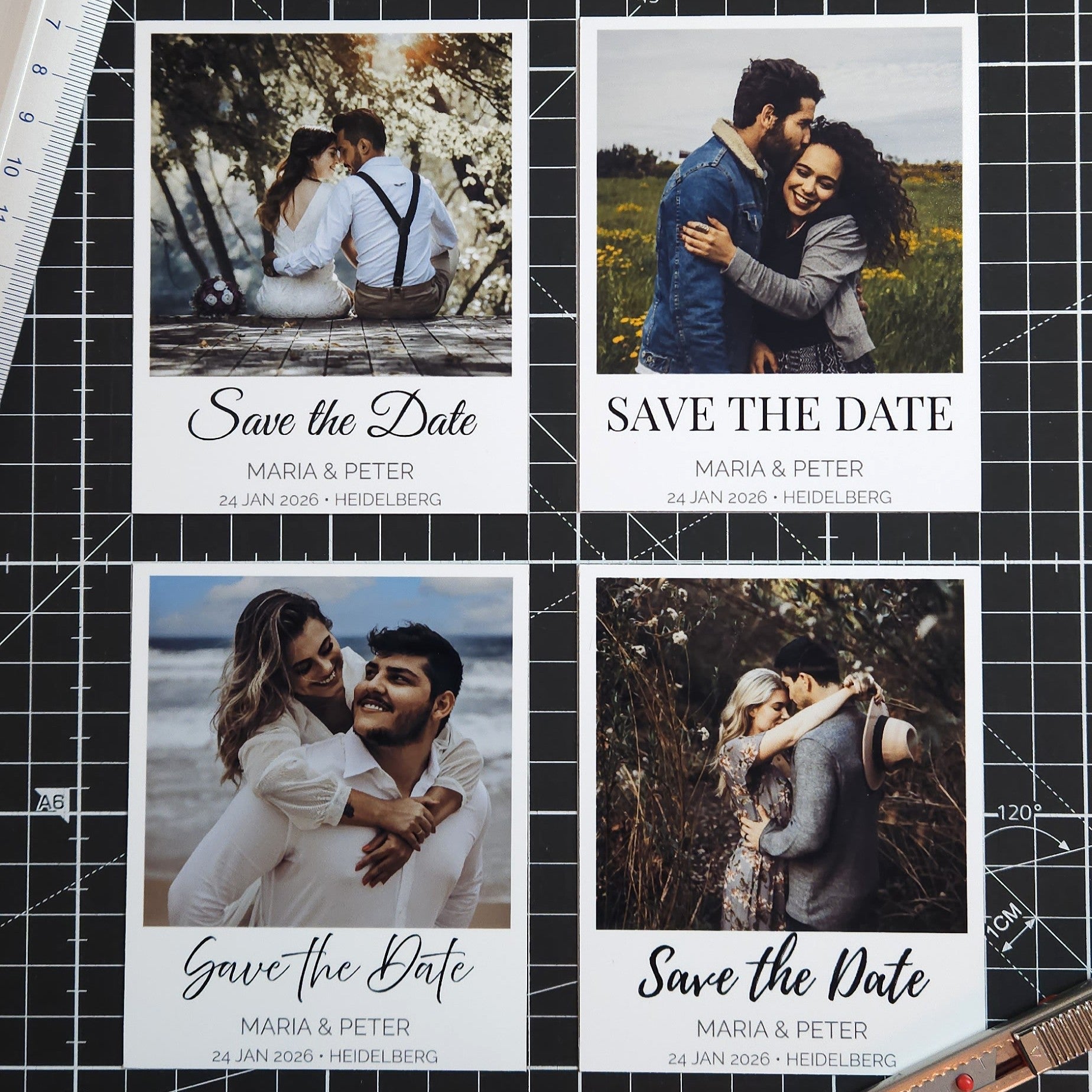 Save-The-Date Hochzeitsmagnete