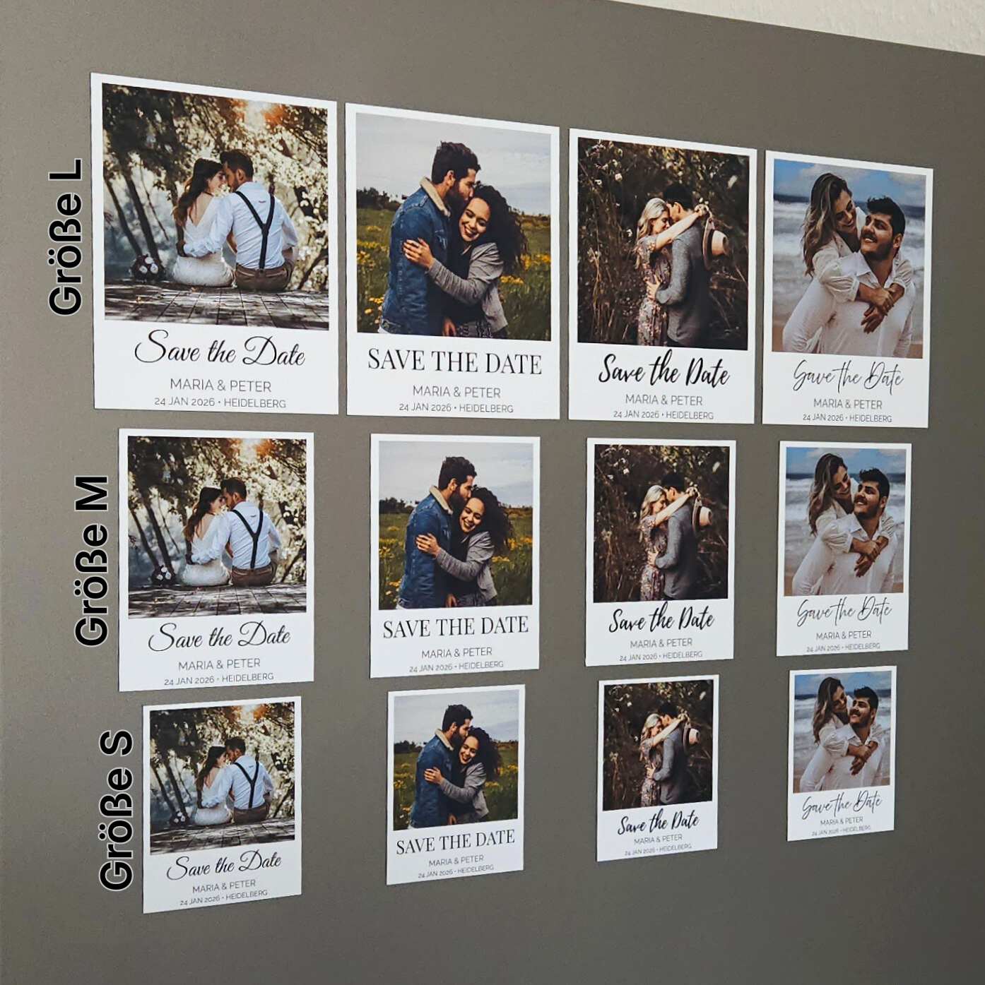 Save-The-Date Hochzeitsmagnete